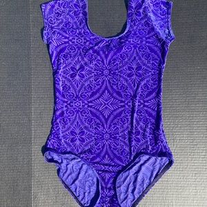 Blackmilk Burned Velvet Blurple Bodysuit • L